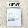 Excellent LOEWE Scarf Anagram leather patch white mohair Women Used