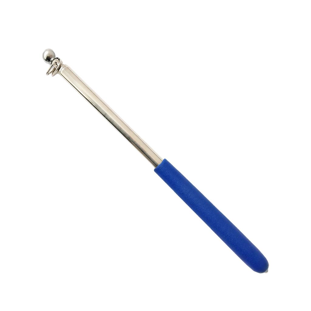 Mât de drapeau télescopique en acier inoxydable pour carpe pour bannière, mât pliable, mât de guidage, manche à air, mâts extensibles, pointeur pour enseignants