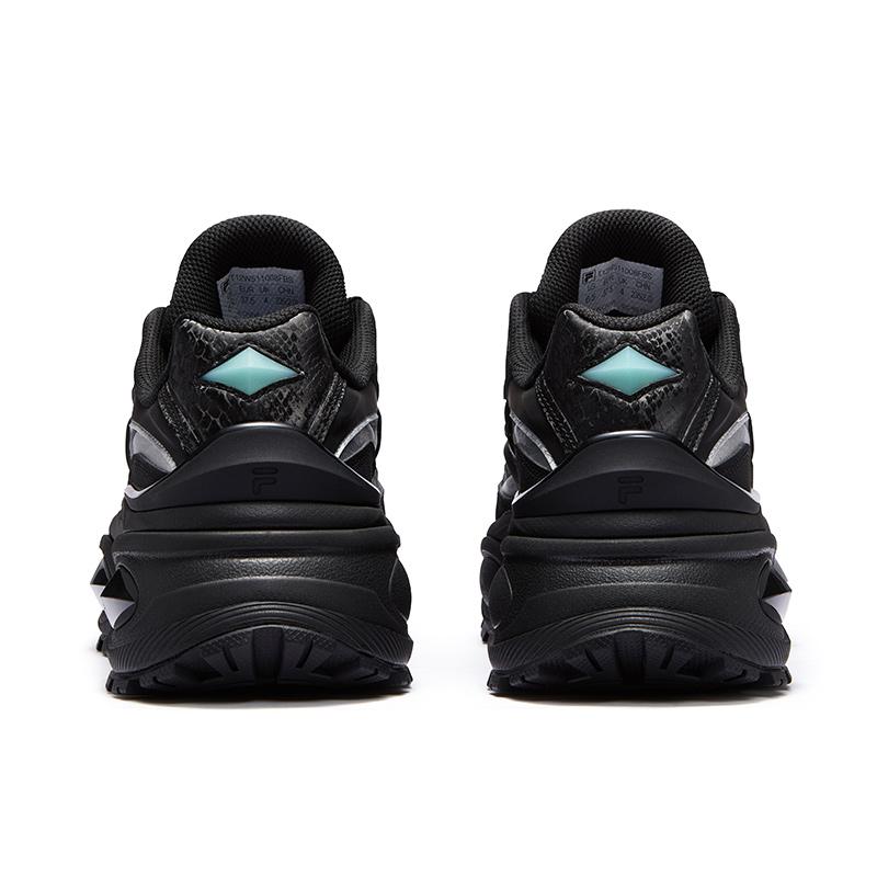 Fila Fusion Bianco III Retro Low-Top Dad Sneakers Women sneakers Black Silver T12W511008FBS