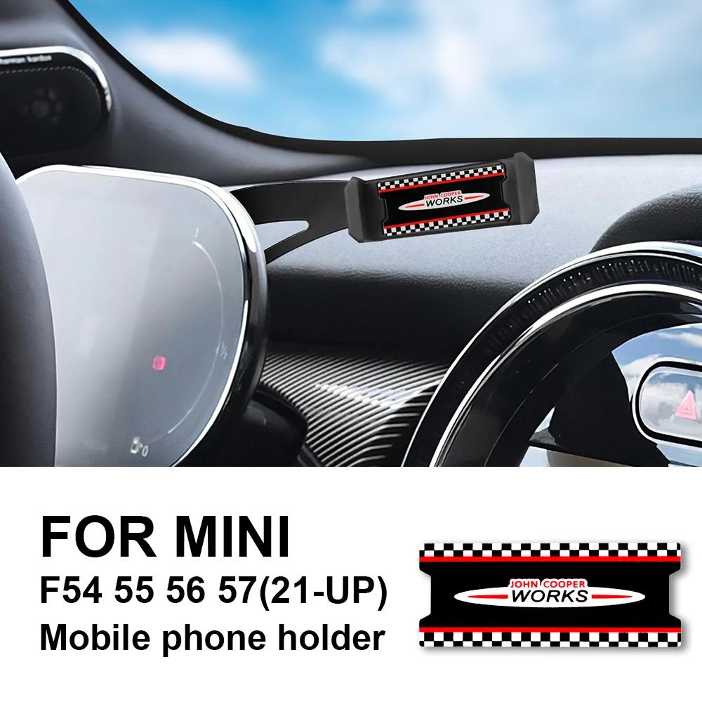 Aluminum Alloy ABS 360°Rotation Interior Accessories Car Mobile Phone Holder For BMW Mini Cooper F54 F55 F56 F57 High Quality