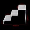 2/3 Steps Ladder Acrylic Display Stand Action Figures Toy Model Stand Riser Clear strong Shoes Display Stand Shelf Home Decor