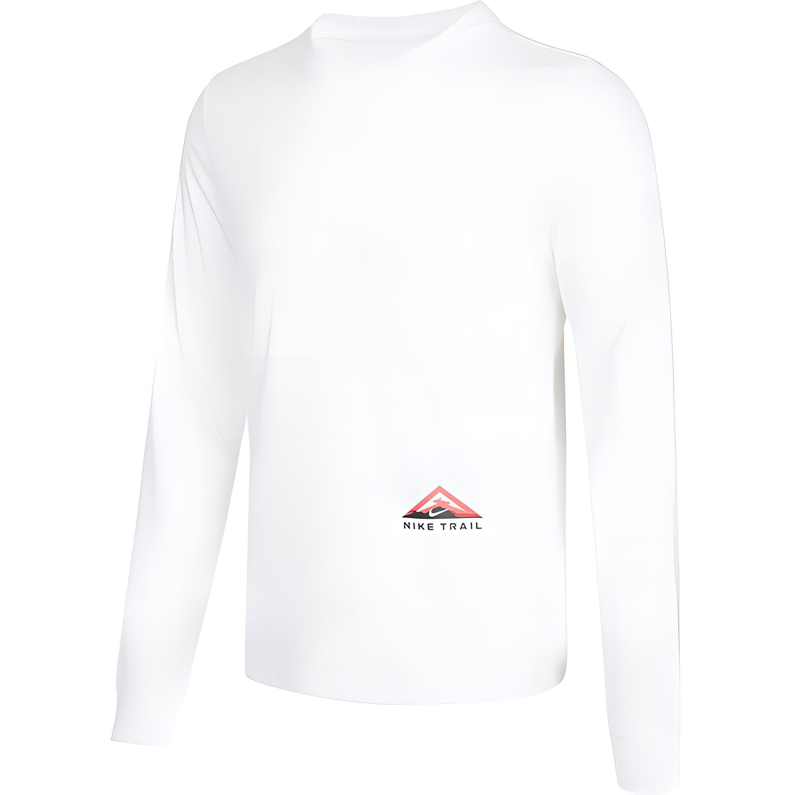 

Nike Спортивная дышащая футболка с длинными рукавами, мужские топы, белые DD4480-100 L