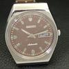 VINTAGE SEIKO AUTOMATIC JAPAN 6319A MENS BROWN COLOR DIAL WATCH A701363-5 R206a-a701363