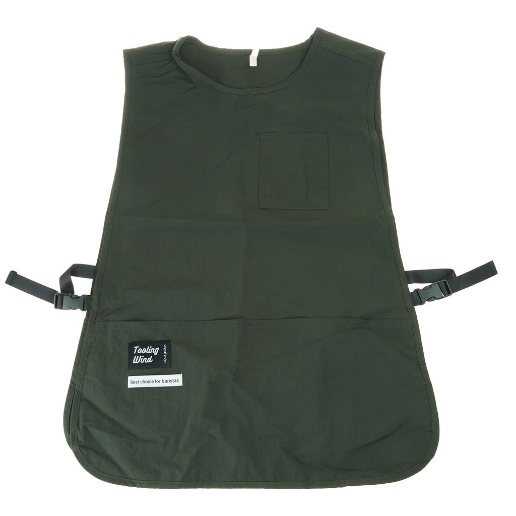 Neue einfarbige wasserdichte Arbeitslatzschürze aus Nylon, Schürze vom Westentyp, Küchenschürze, Kellner, Mode, ultraleichte Schürze