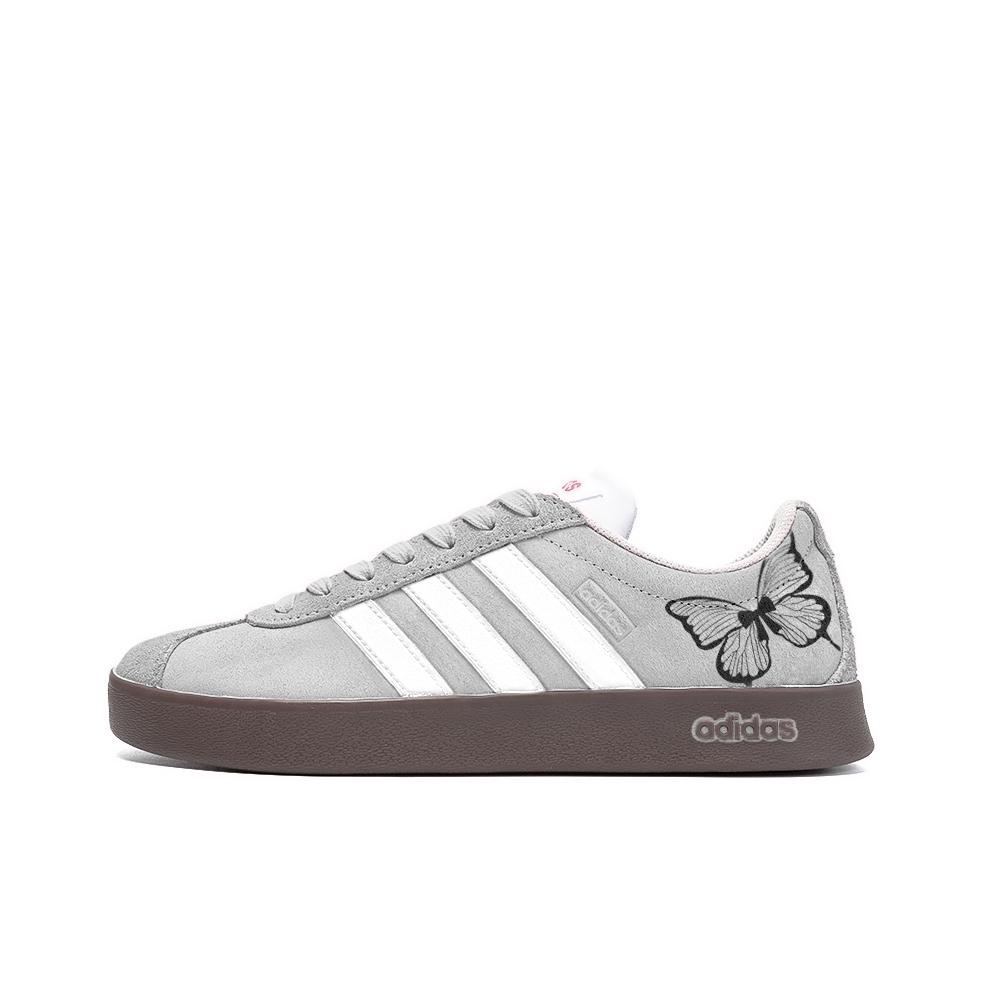 

Adidas Neo Vl Court Серый, Янтарный Нескользящие Низкие Кеды для Скейтборда Унисекс Серый HQ1802(Команда189-) 44⅔