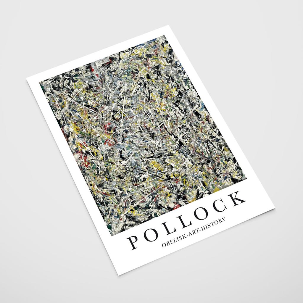 Plakat obelisk art history Pollock