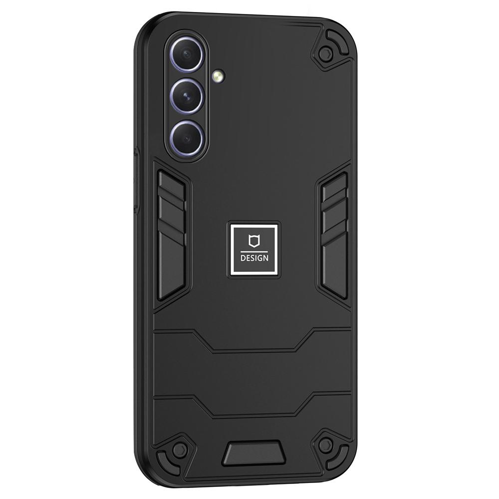 

Чехол для Samsung Galaxy A55 5G PC+TPU Противоударный Защитный Чехол для Телефона Black