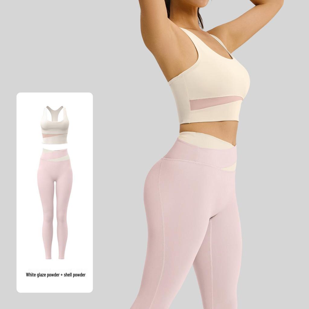 Juyitang Women's Colorful Shockproof Yoga and Fitness Suit