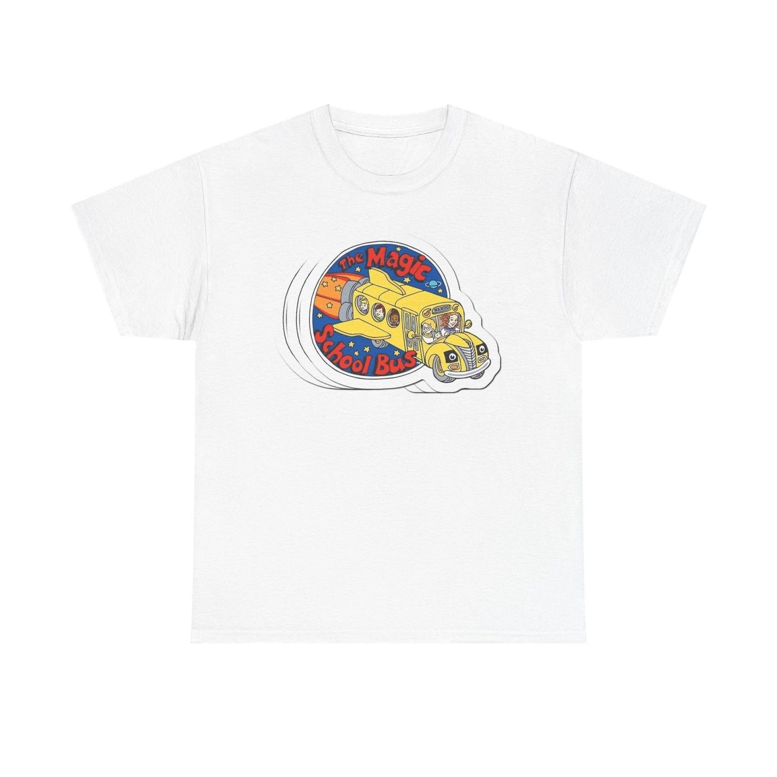 Men s and Women s T-shirts The Magic School Bus Graphic S