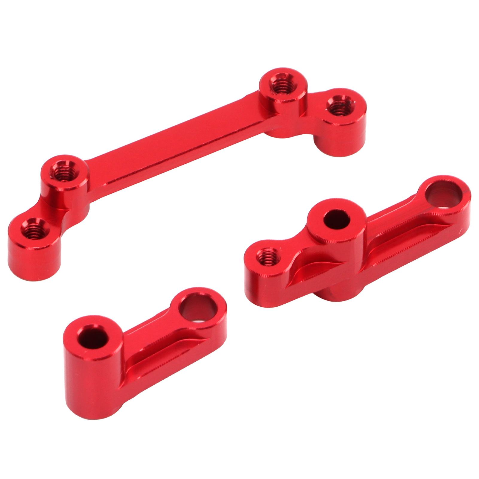 

Комплект рульового механізму RC з алюмінієвого сплаву, високої міцності, металеві модернізовані деталі для RC-автомобілів 116