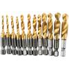 Brand New High Quality Aluminum Tin Alloy Wood Tap Drill Power Tools Compound Tap HSS Screw Hex Shank M8x1.25mm