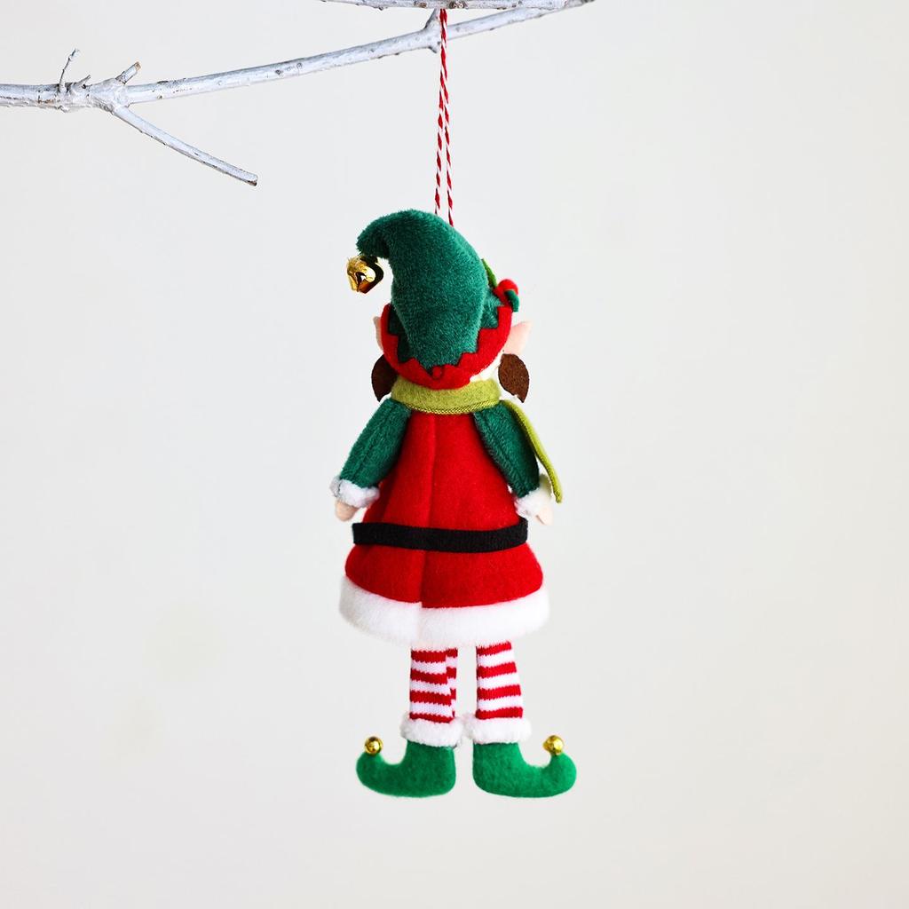 Elf Doll Ornament - Cute Ins Style Christmas Tree Decoration for Boys & Girls