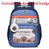 Capybara Cute Cartoon Pattern Children Large Capacity Backpack For School Use