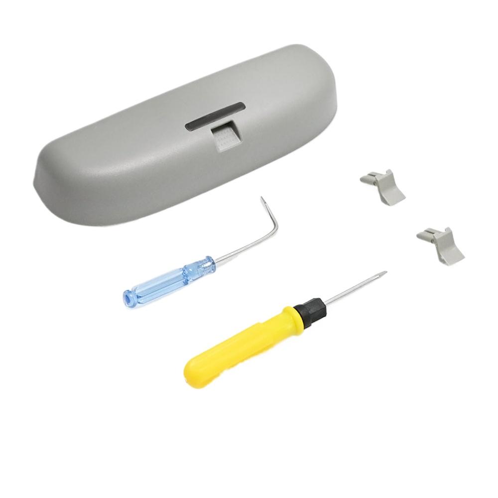 

Футляр-держатель для солнцезащитных очков для автомобиля Mercedes Benz W212 C180 E63 C300 E250 C E CLASS GLK GLC GLE AMG X204 W205 W203 Аксессуары серый