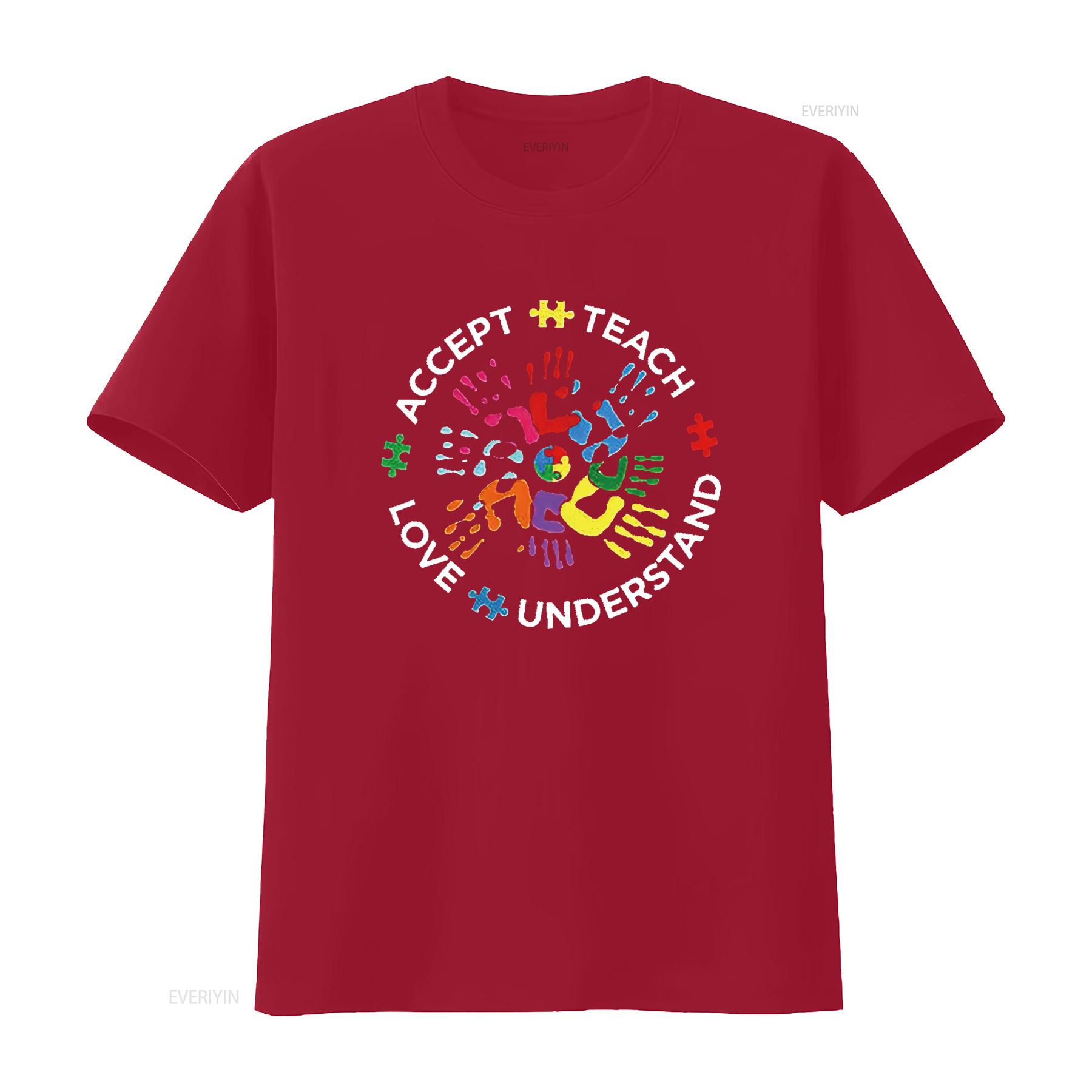 Autism Awareness T Shirt for Women Be Kind Special Education Teacher Inspirational  Positive Tops vintage Washed Soft S