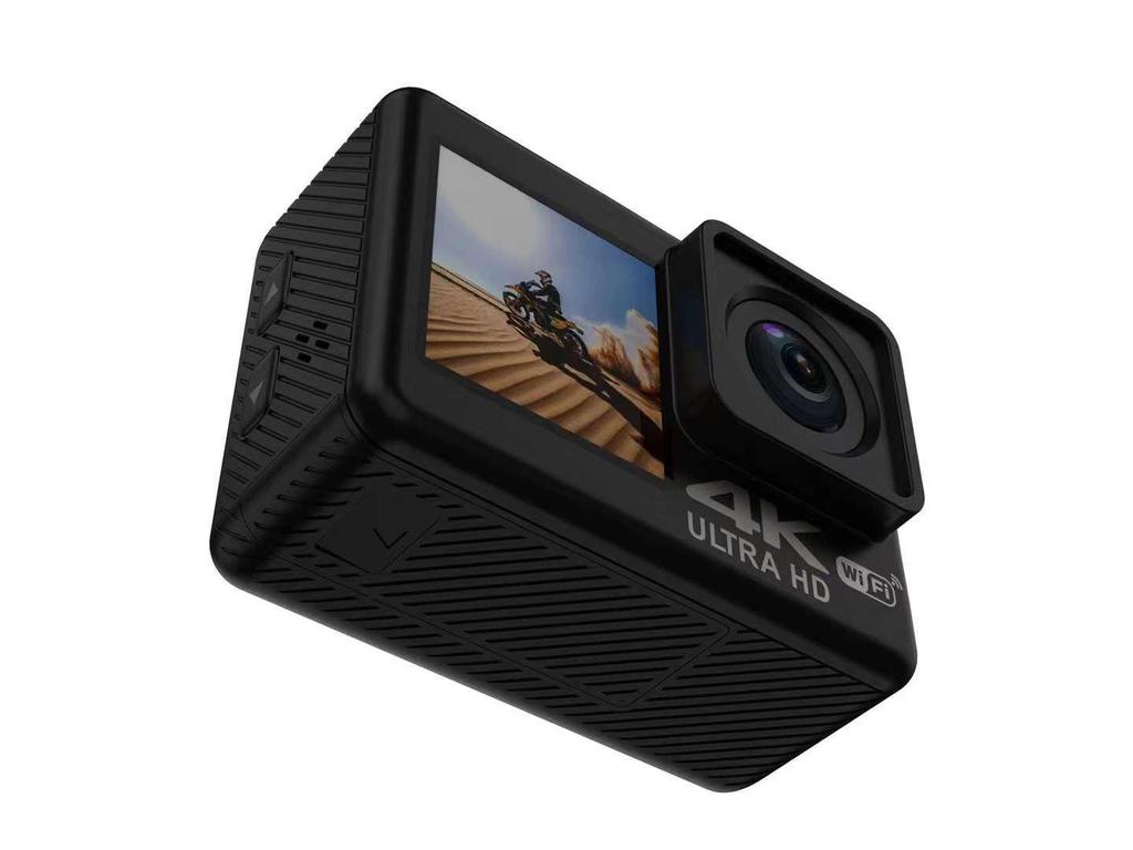 4K Dual-Screen Waterproof Action Camera for Cycling, Climbing, and Surfing with WiFi