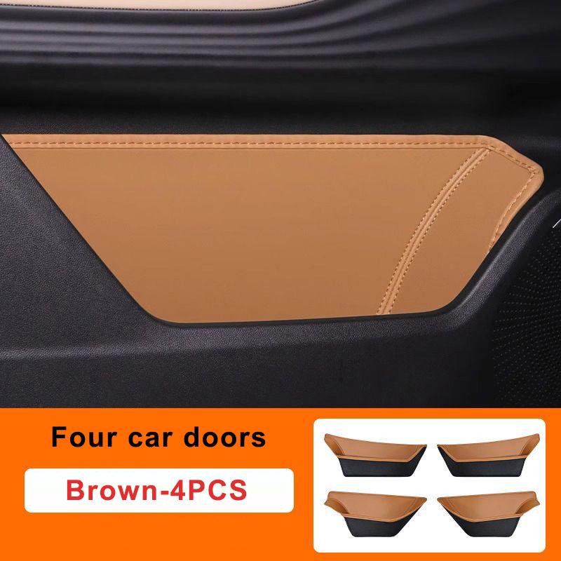 For Buick Envision Plus 2026-2026 Car Door Storage Box Cover Leather Glove Box Mat Pad Storage Barrel Auto Interior Accessories