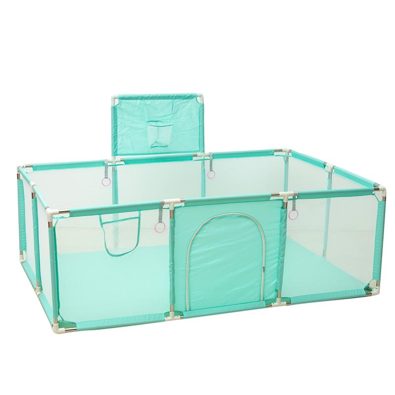 

Безопасный детский манеж для детей, семейное общение, детская игровая площадка, детские барьеры, забор, чулки для новорожденных, игровой парк No soccer door зелёный