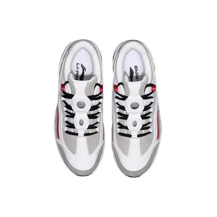 Li-Ning Li Ning Back To The Future Cushioning Slip Resistant Low top Casual Shoes Men's Glacier Gray AGCN287-1