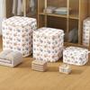 1 Pezzo Borsa Portatile Grande Capacità per Conservare Trapunte Orsetto Carino Fantasia a Quadri Organizzatore per Vestiti Borsa Perfetta per Trasloco Casa