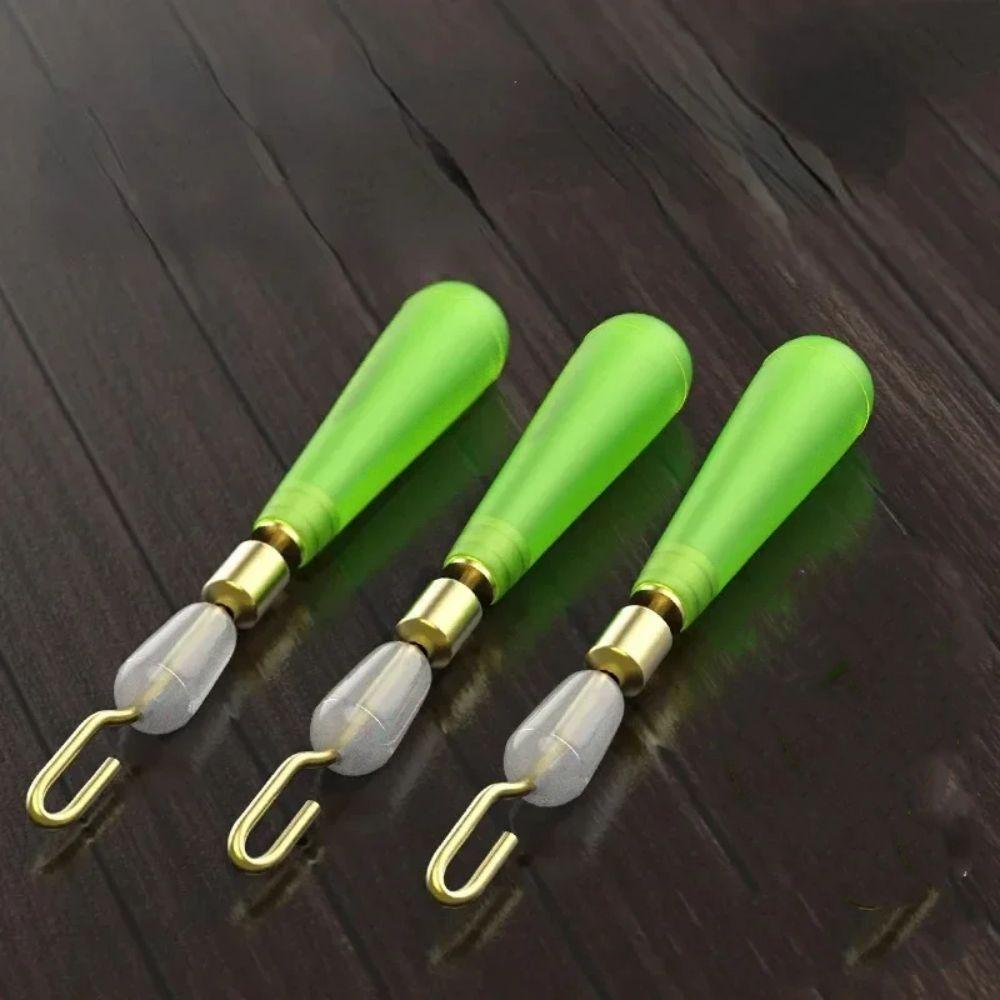 20pcs Copper Head Fishing Floats Seat Swivel Sub-Line Clamp Connector  Ocean Boat