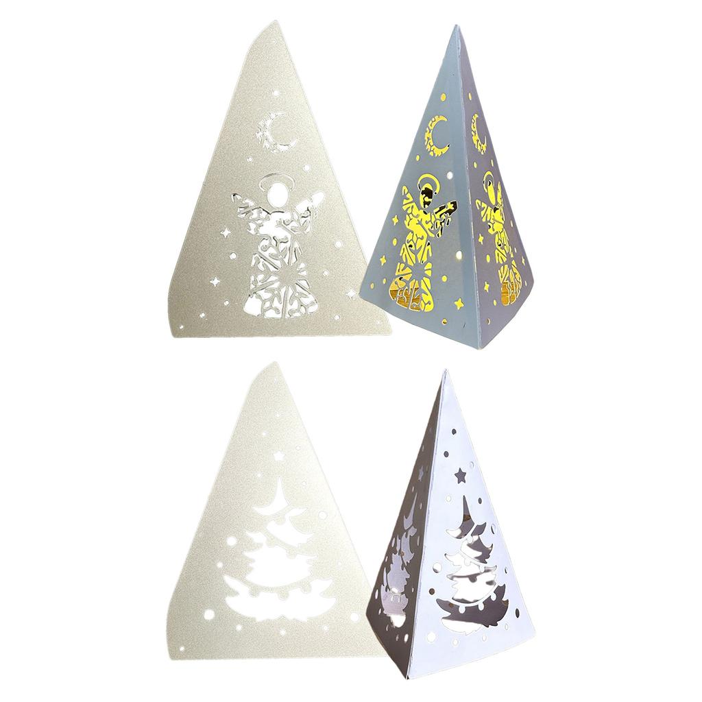 Lanternes de Noël Matrices de découpe métal Pochoir Scrapbooking Découpes Matrices Gaufrage Carte DIY Modèle Moule Décor d'album photo
