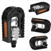 1 Pair Aluminum Alloy Folding Bike Bicycle Pedals Outdoor Cycling Accessory