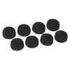 8pcs Doorbell Button Replacement Silicone Responsive Video Doorbell Buttons with 4 Screws for Doorbell Pro Black