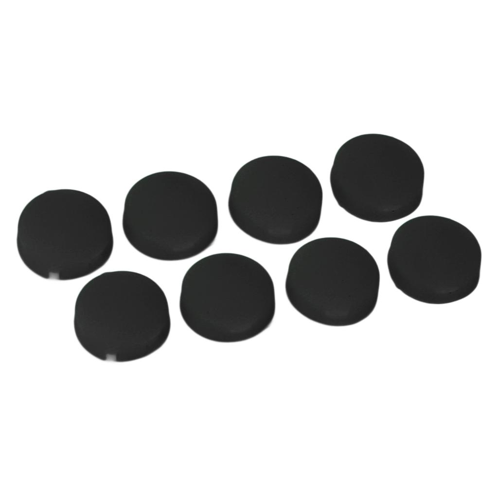 8pcs Doorbell Button Replacement Silicone Responsive Video Doorbell Buttons with 4 Screws for Doorbell Pro Black