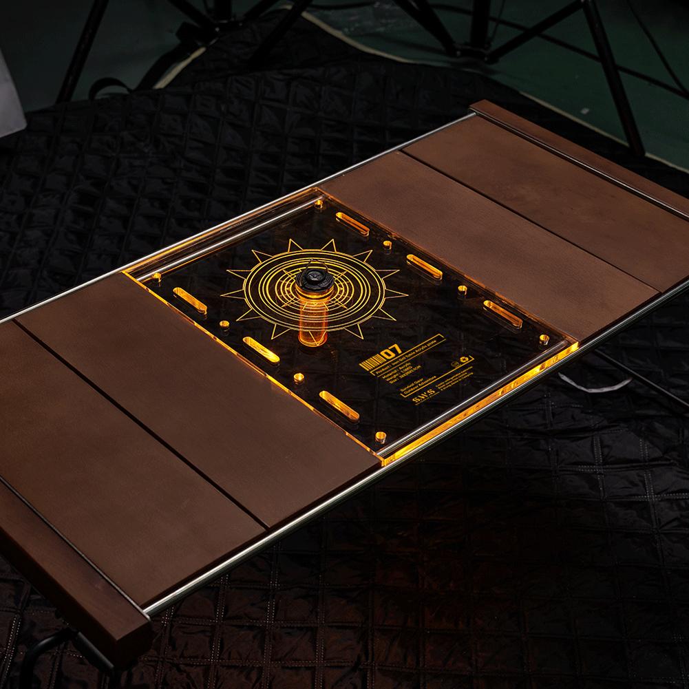 Acrylic IGT Table Unit Board Multifunctional Transparent Table Board Camping Table Unit Board for GZ Camping Light