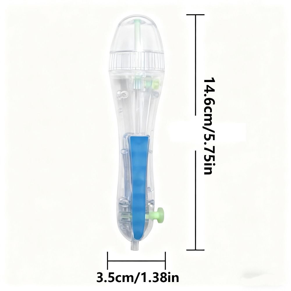 2.6mm Tip Bead Positioning Pen Ergonomic Grip Automatic Press Bead Placement Tool Multipurpose Jam-Free Dispenser for Beads