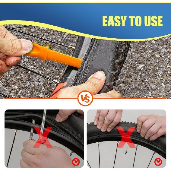 Craedli Car Plastic Pry Bar Tire Changing Tool, 10.55 Inch Wheel Crowbar Repair Tool for Efficient Tires Removal, Portable Tire Lever Bar for