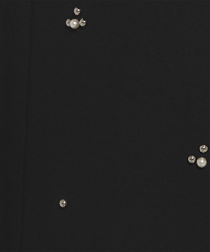 Eoboneoseu Studded Maxi Skirt [Black]