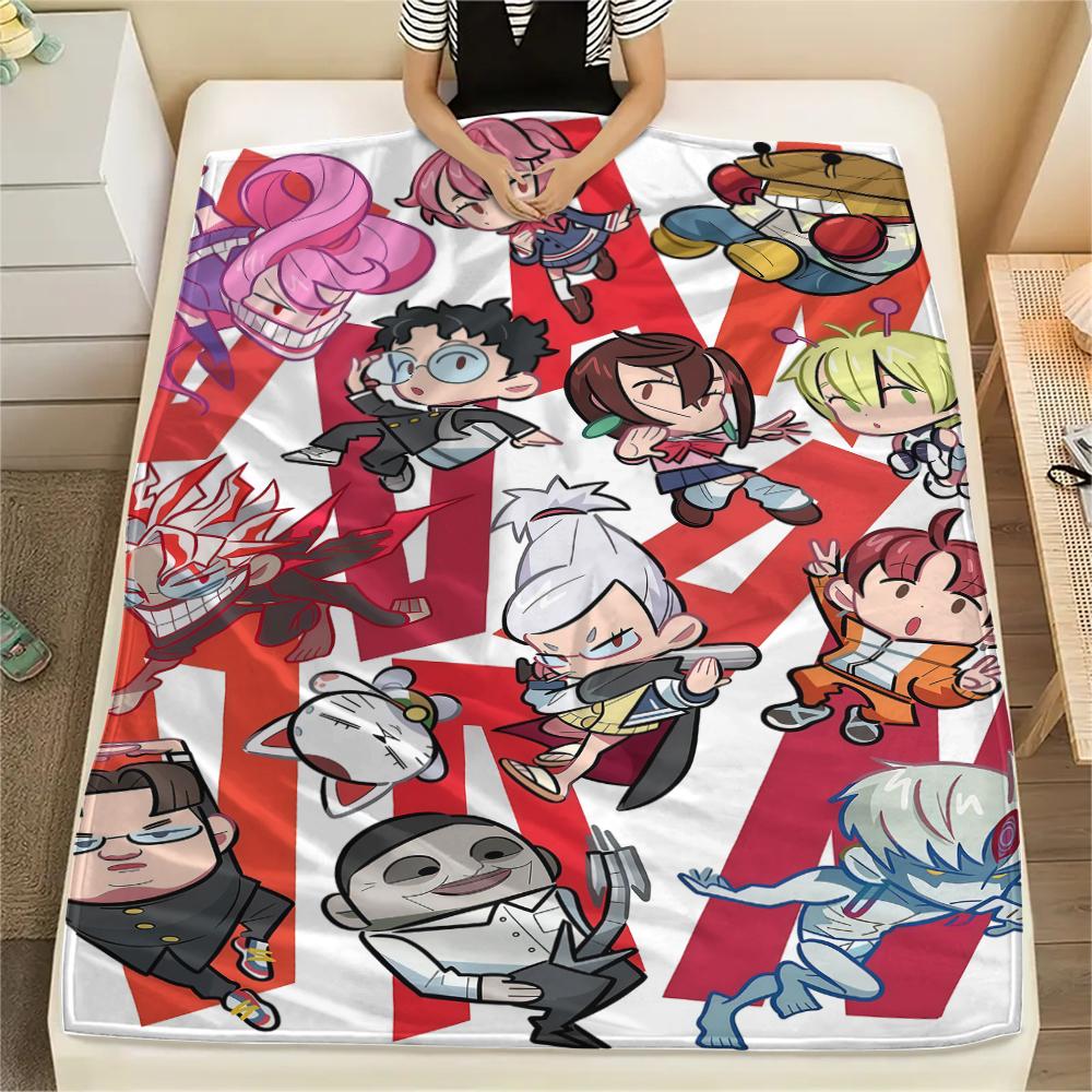 1PC DAN DA DAN Print Flannel Blanket, High Quality All Seasons, Home Decor, Warmth and Comfort, Perfect for Christmas Gifts