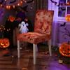 Dust-proof Halloween Chair Covers Vintage Bloody Handprint Chair Cover  for Home