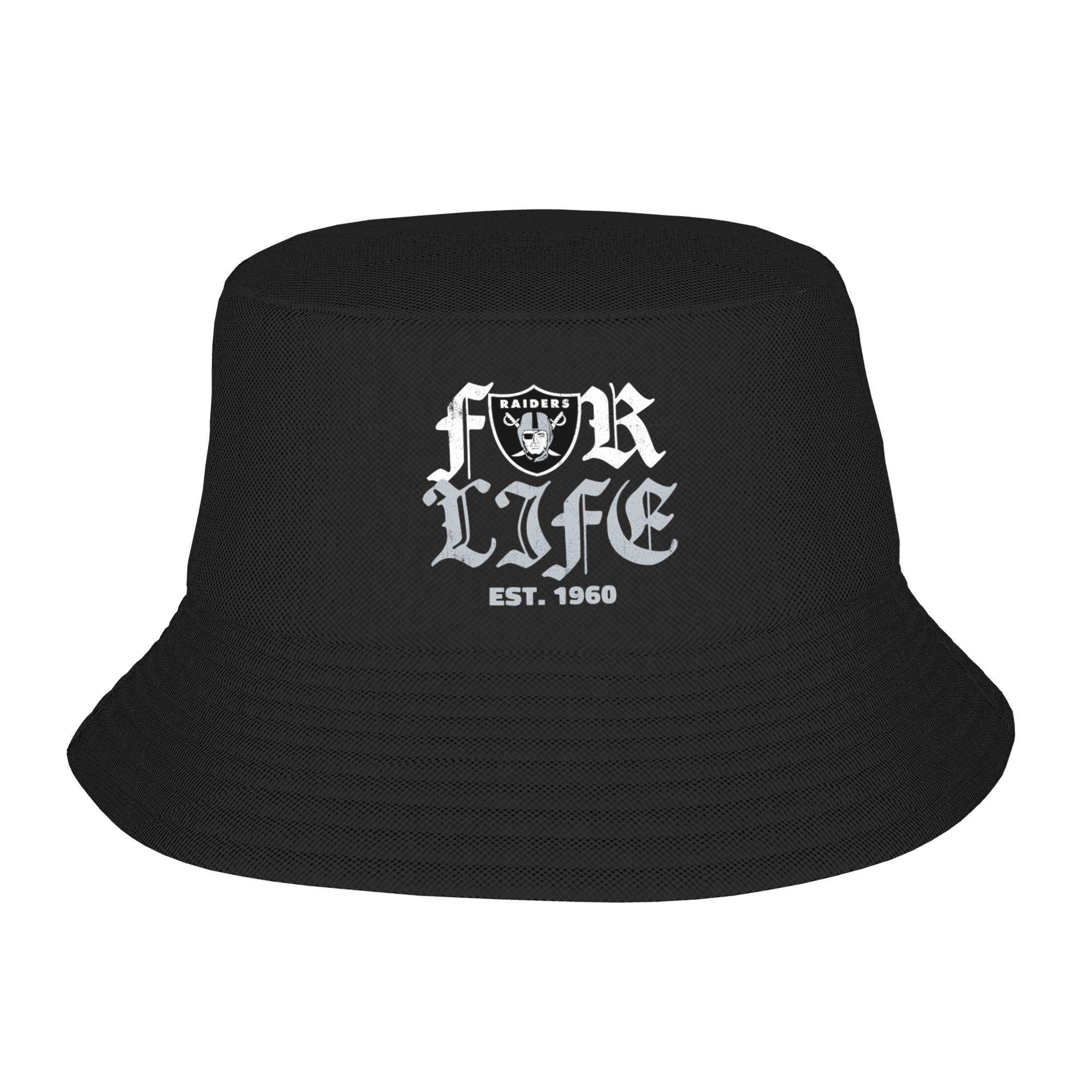 

Raiders are for Life Bucket Hat Panama Bob Hats Outdoor Hip Hop Autumn For Summer Beach Fishing Unisex Fisherman Caps One Size