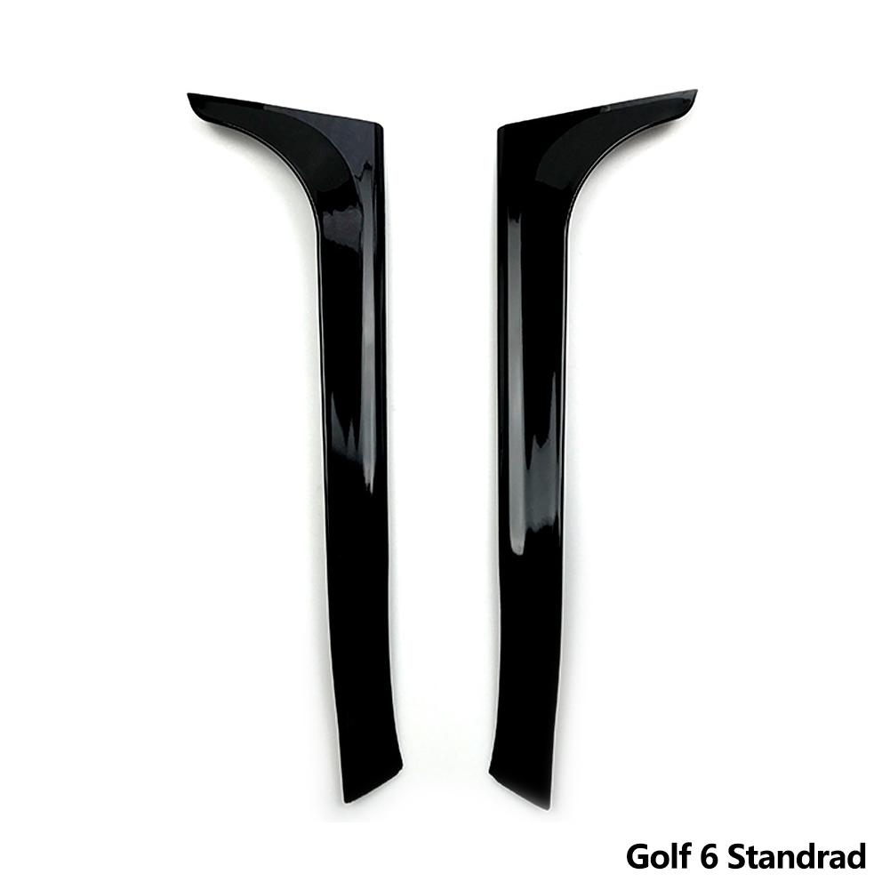 

For VW Golf 6 MK6 GTI R GTD Standard 2008-2013 Glossy Black Rear Window Side Trunk Spoiler Canard Canards Splitter Accessories