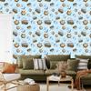 Wallpaper Sailing ships and anchors for living room and bedroom 50x1000