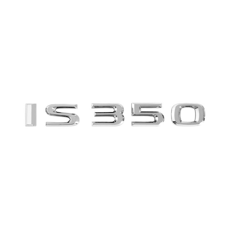 1Pcs Chrome Metal Black Silver IS200 IS300 IS250 IS350 ALTEZZA Logo Auto Body Rear Trunk Emblem Badge Sticker For Lexus