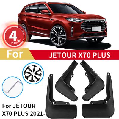 4pcs Mudguard For JETOUR X70 PLUS Mud Flaps Wheel Car Fenders Front Rear Accessories Set Splash Guards Mudflaps