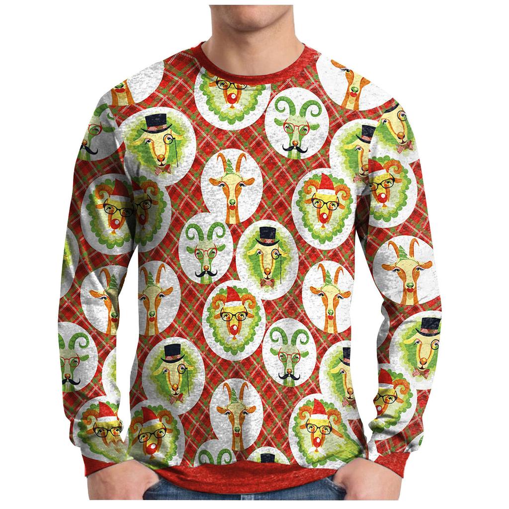 Christmas Round Collar Sweater Spring And  Long Sleeve