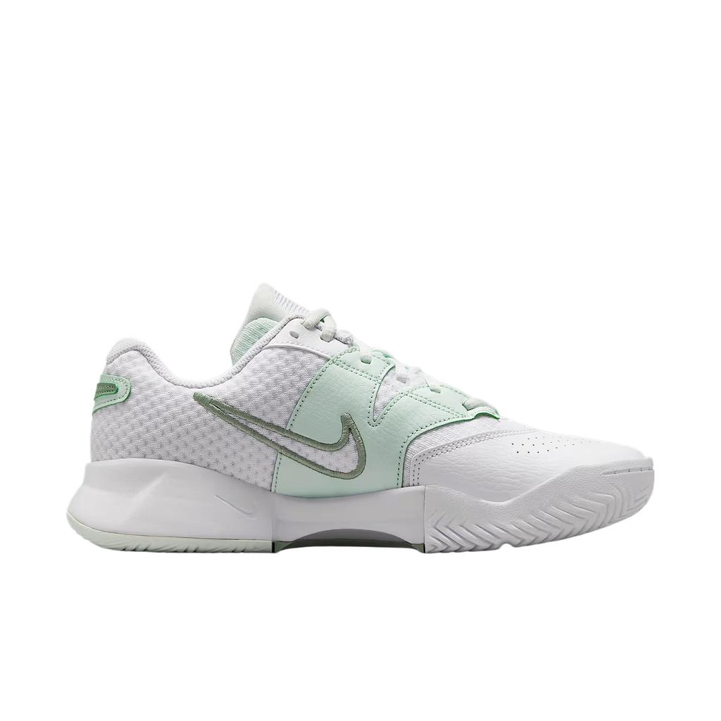 Nike Court Lite 4 Tennis Shoes Women's Low Top White/Slight Green/Gentle Gray Green FD6575-112