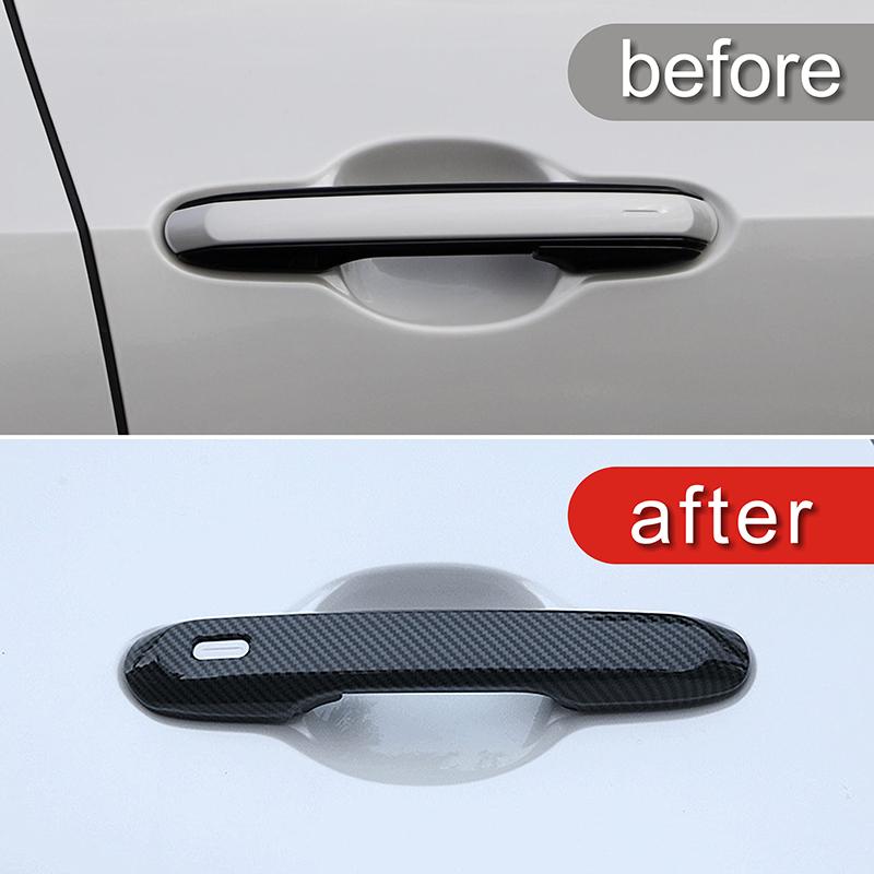 Car Outside Door Handle Trim Cover Bowl Decoration Stickers ABS For Lexus NX260 350 2022 Exterior Modified