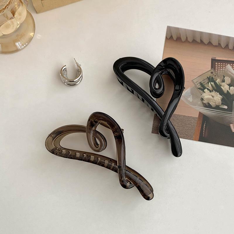 2024 Frosted Large Star Hair Clip - High-End Shark Clip Accessory for Women