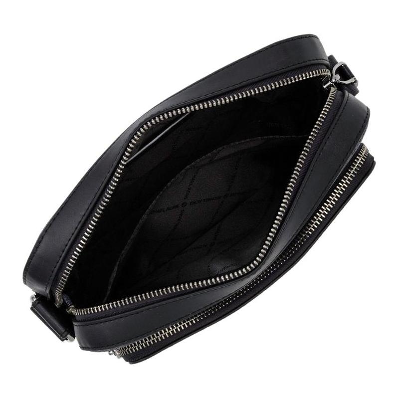 Michael Kors COOPER EW Logo Printed Shoulder Strap Adjustable Coated Canvas Shoulder Bag Men's Navy Blue