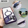 Applicable to Apple 16 lens holder, mobile phone case, transparent magnetic suction iPhone15pm, with its own lens film 14 protective case.