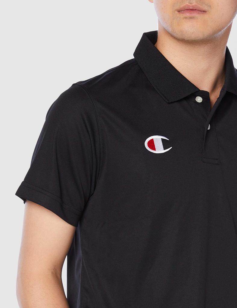 Champion Polo Shirt Size M Men's C3-PS391, Black, (Japan Size)