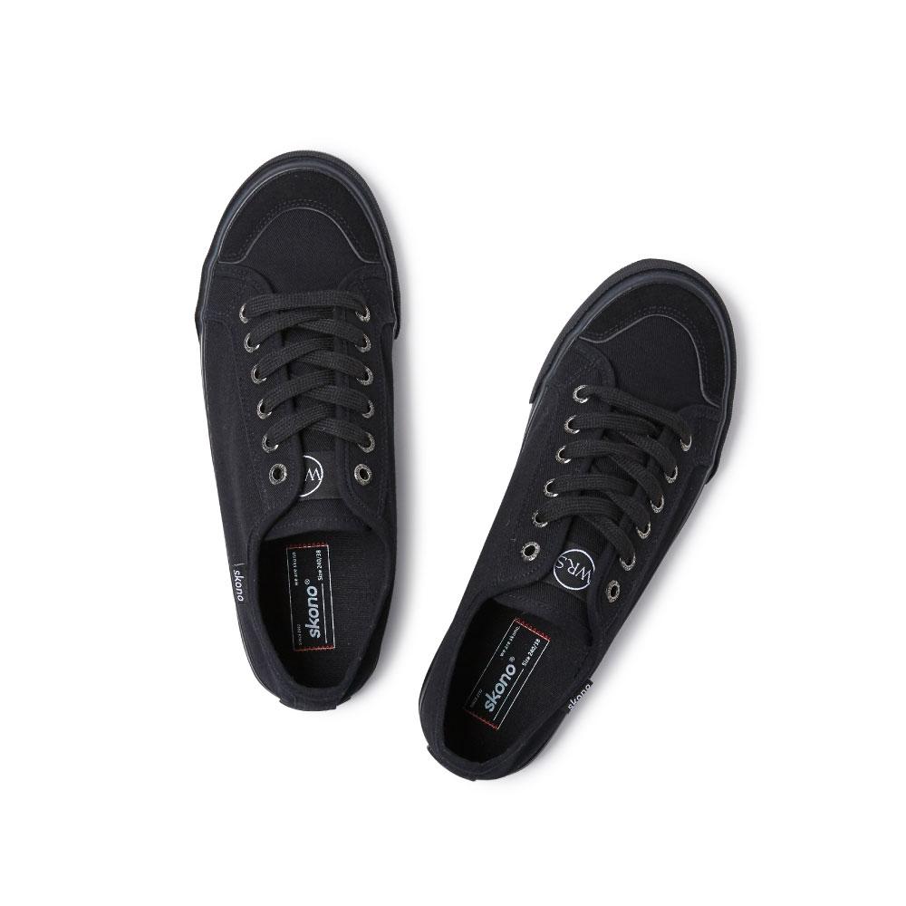 Skono Popola Premium Canvas Sneakers / Black