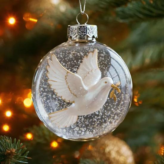 Závěsná ozdoba Sněhová koule Vánoční sněhová scéna Ozdoba anděl Průhledná vánoční koule Dekorace na vánoční stromeček Domov Zimní sváteční párty