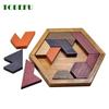 Wooden Geometric Shape Jigsaw Board Puzzles Kids Brain Teaser Non Toxic Wood Toys for Children Educational